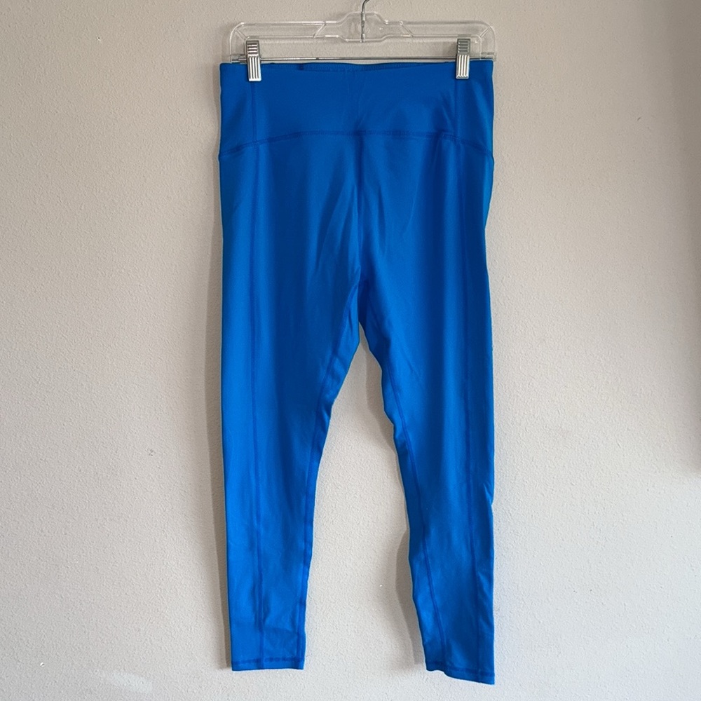 Queenieke Women's Vibrant Blue Athletic Leggings Large